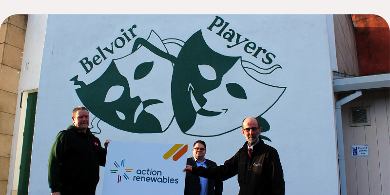 Solar PV Programme roll out begins with Belvoir Players in Belfast